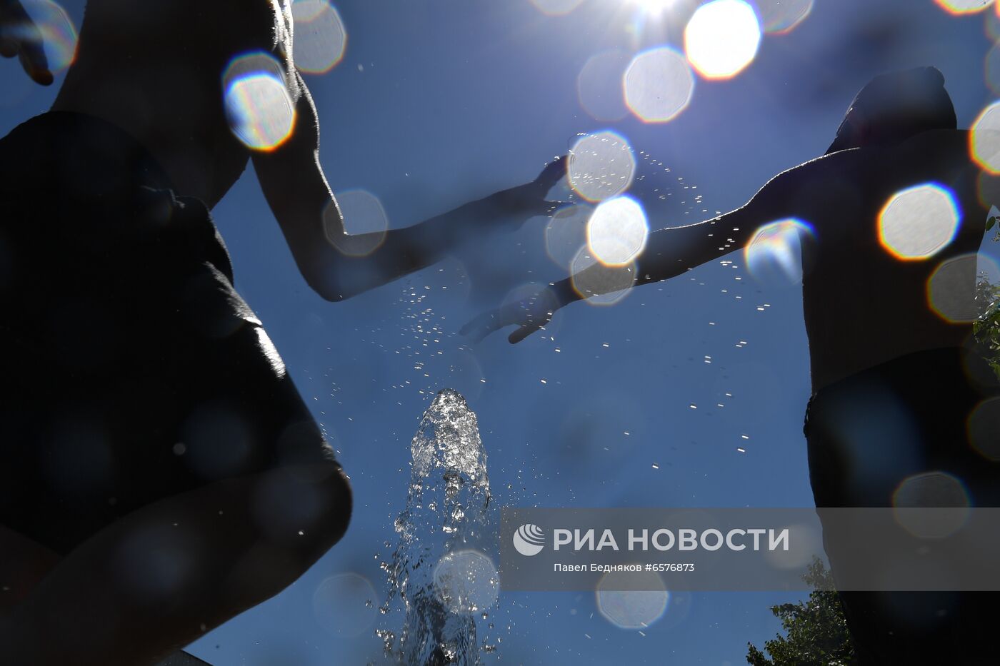 Жаркая погода в Москве