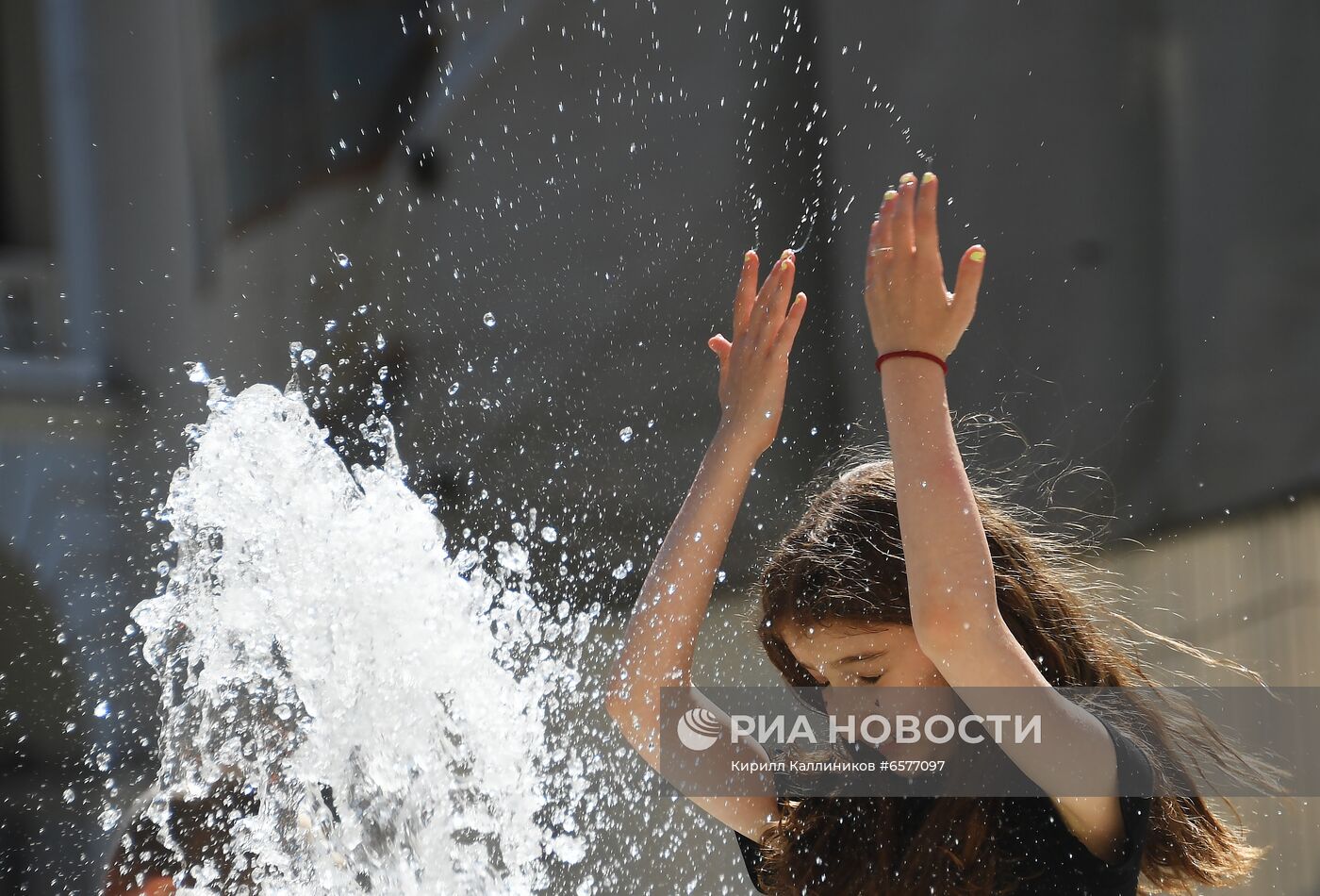 Жаркая погода в Москве