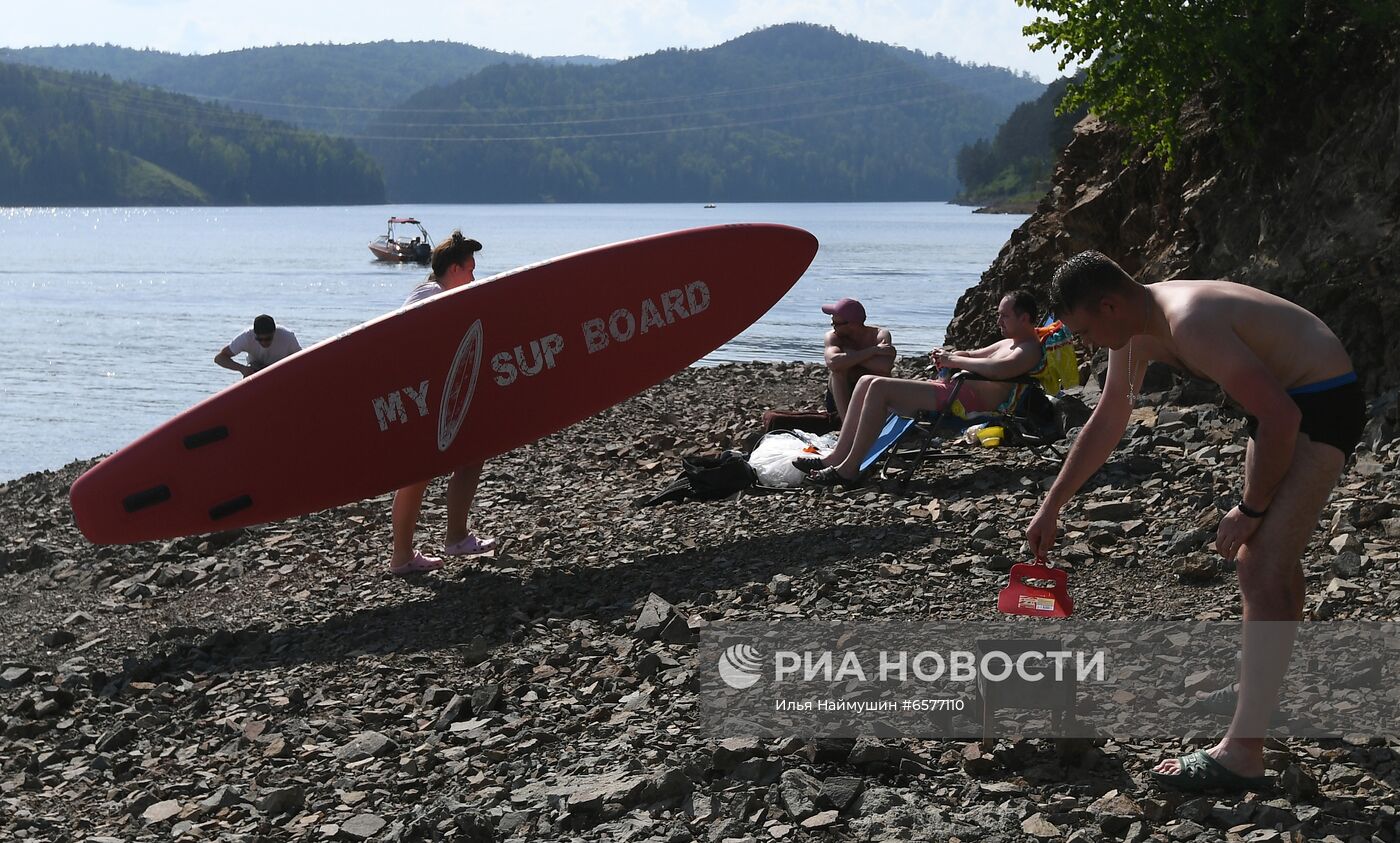 Жаркая погода в Красноярском крае