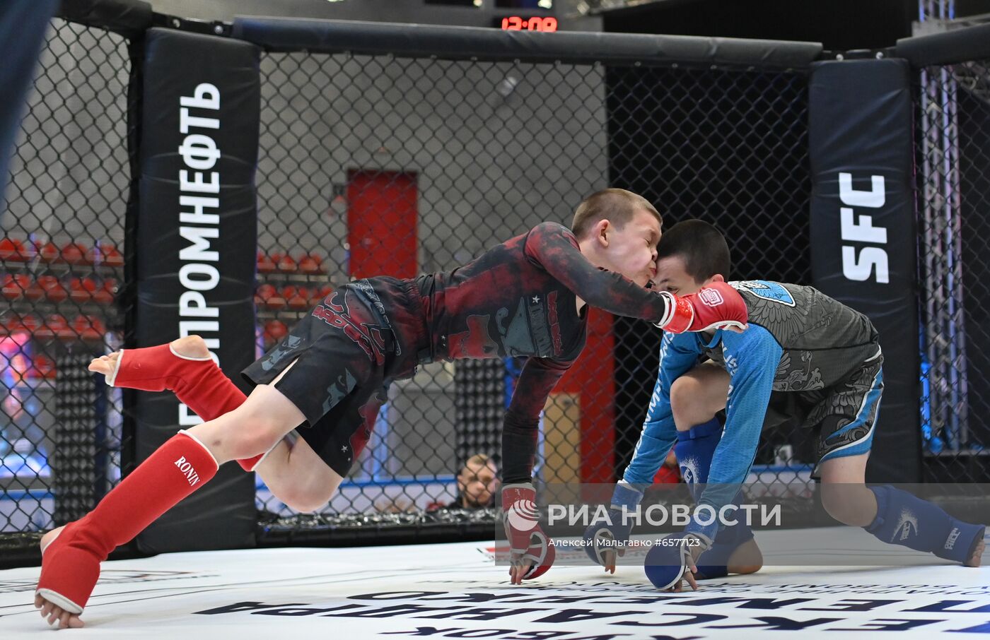 Соревнования по ММА в Омске