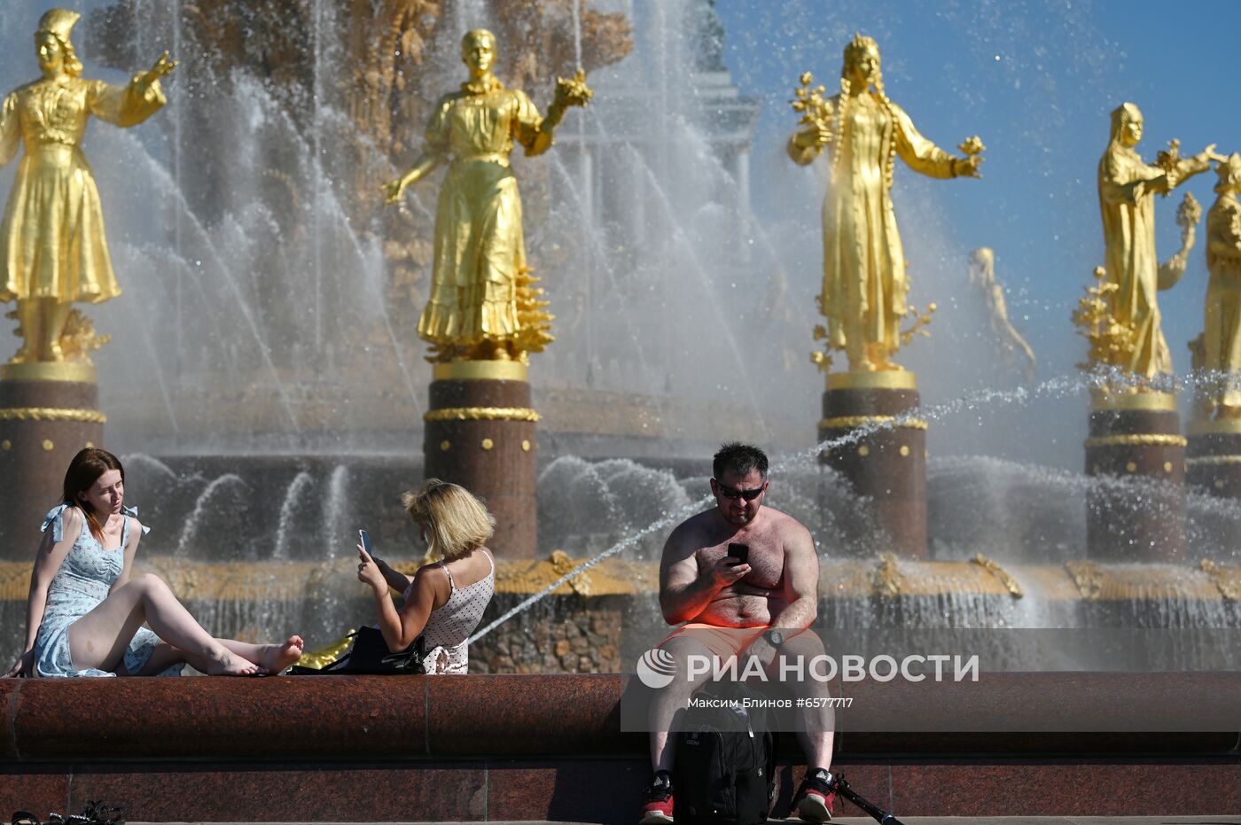 Жара в Москве