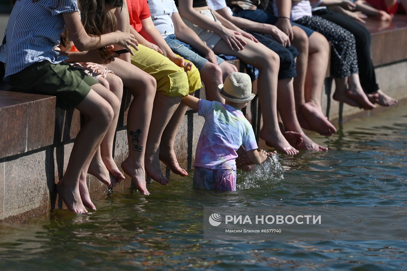 Жара в Москве