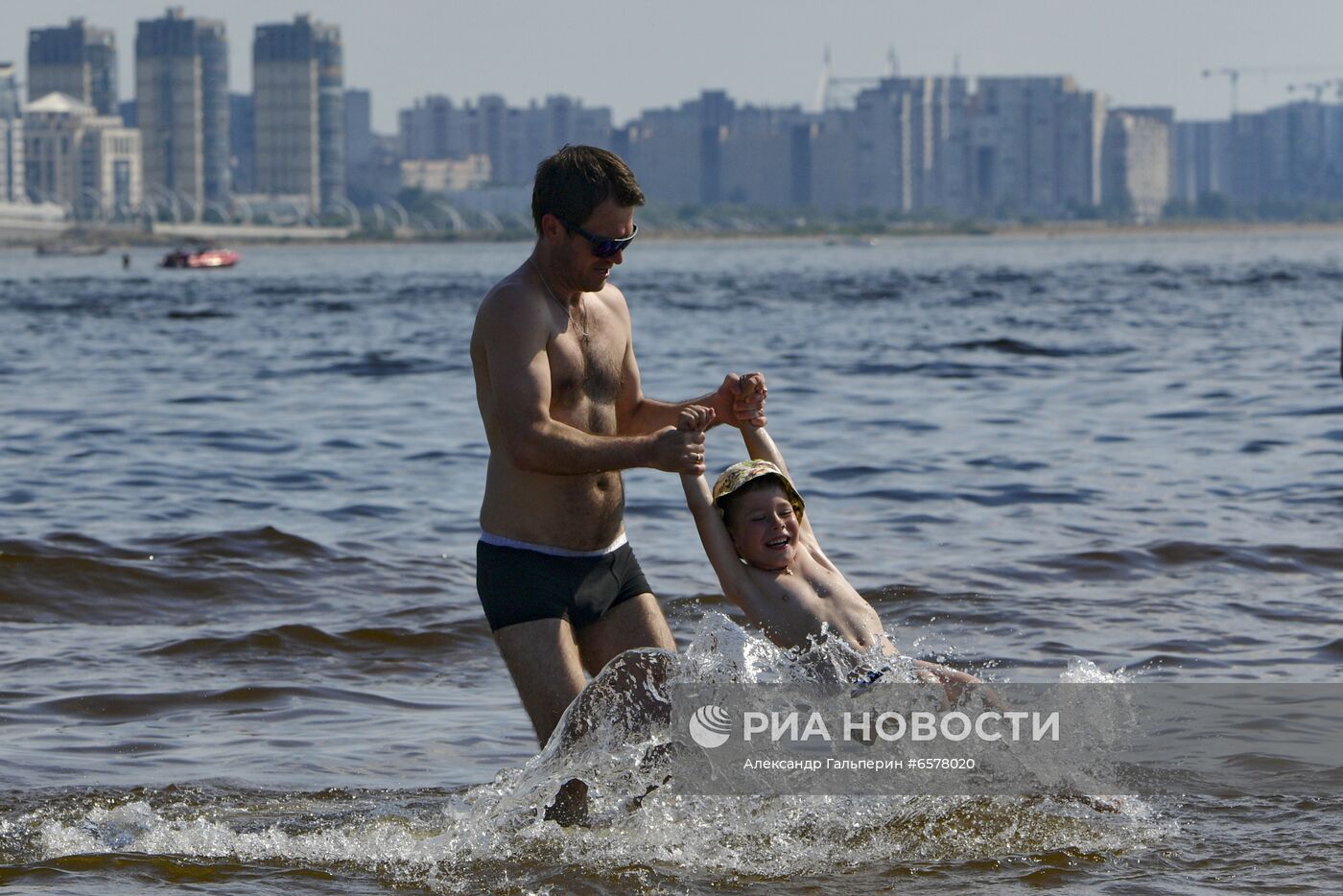 Жара в Санкт-Петербурге