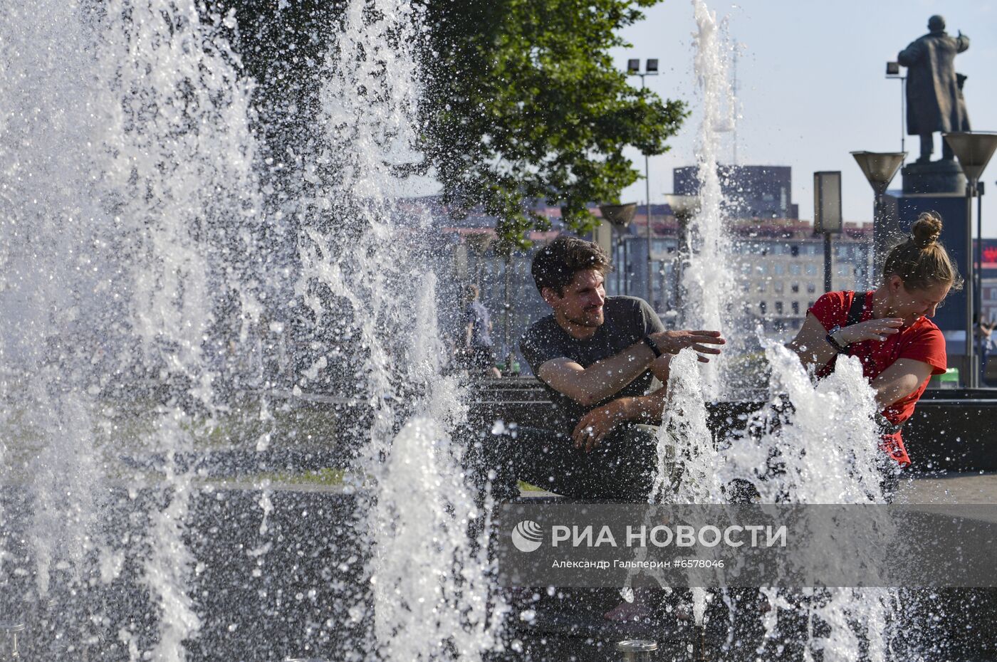 Жара в Санкт-Петербурге