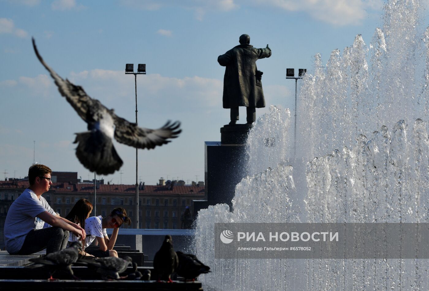 Жара в Санкт-Петербурге