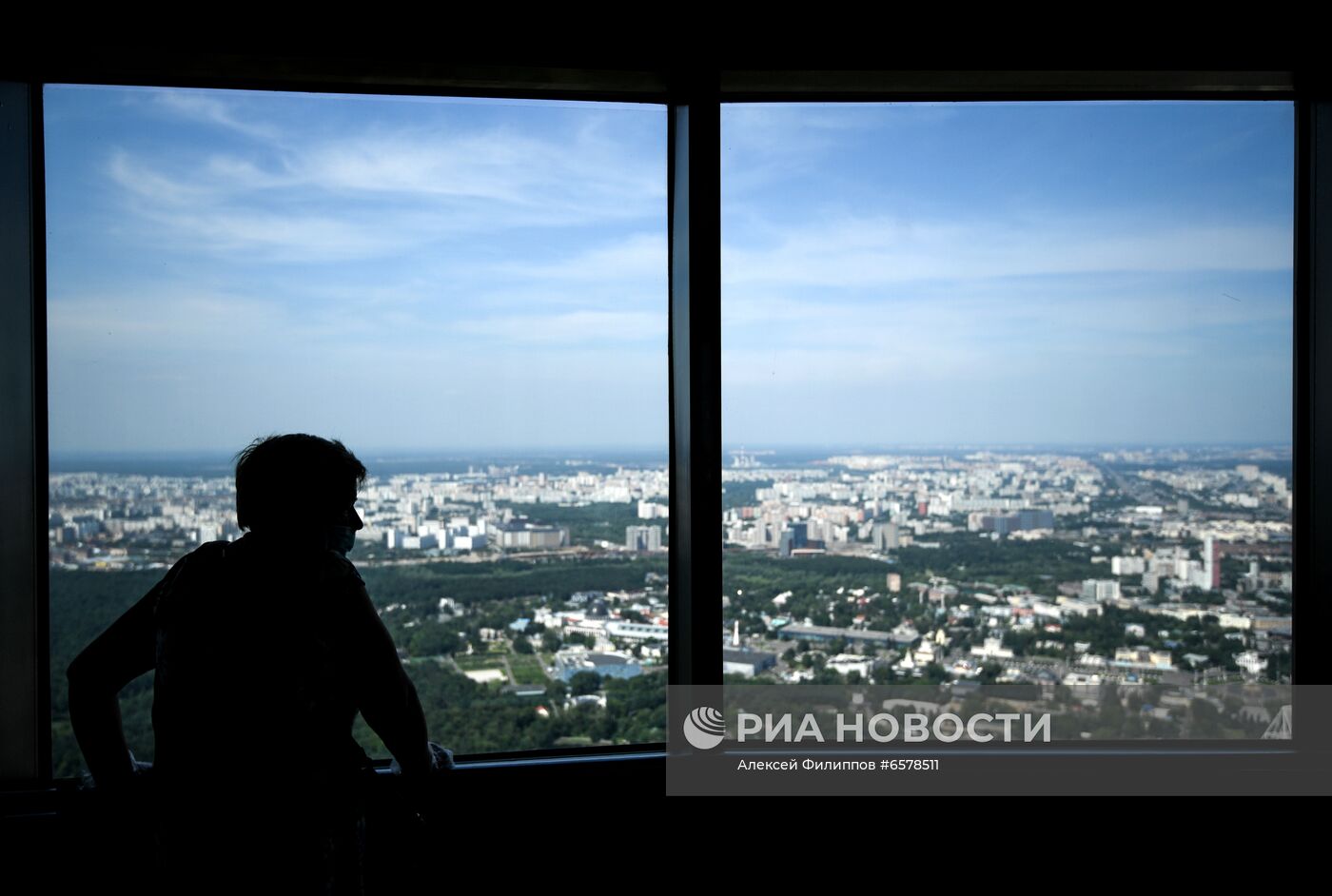 Открытие смотровых площадок Останкинской телебашни