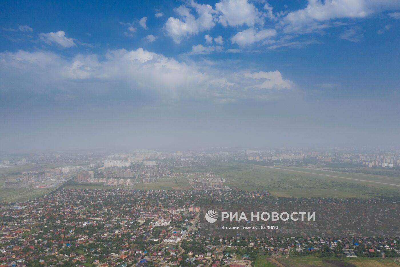Пыльная буря в Краснодарском крае