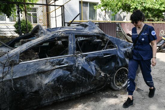 Ликвидация последствий наводнения в Ялте