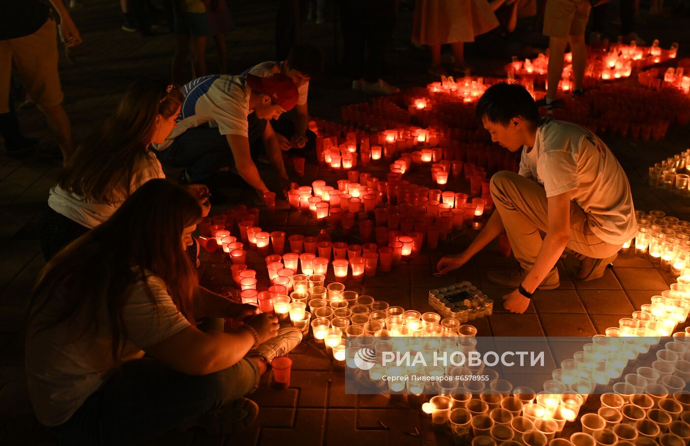 Акция "Свеча памяти" в регионах России