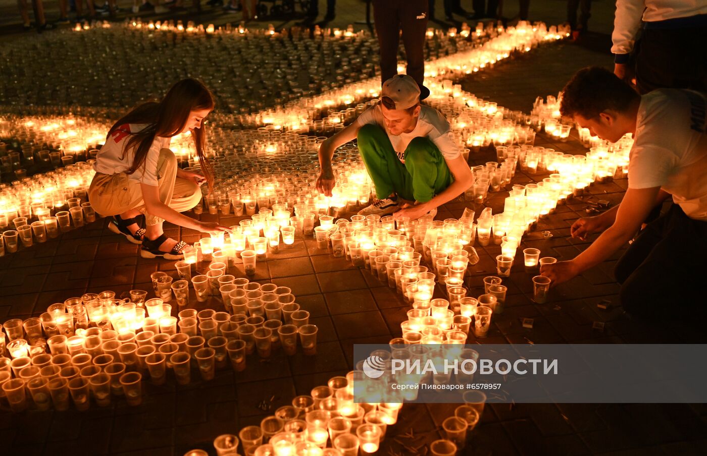 Акция "Свеча памяти" в регионах России