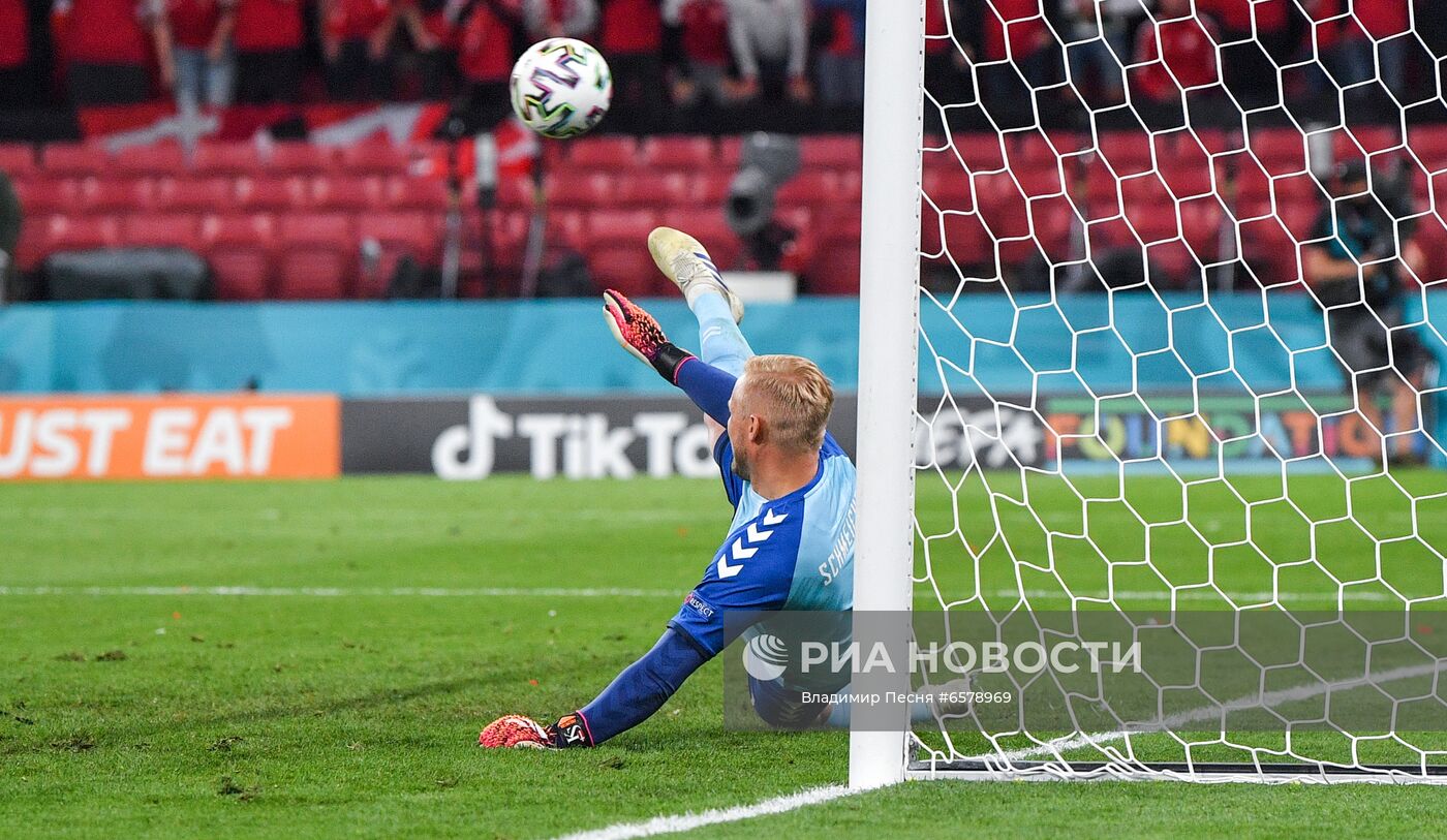 Футбол. ЧЕ-2020. Матч Россия - Дания