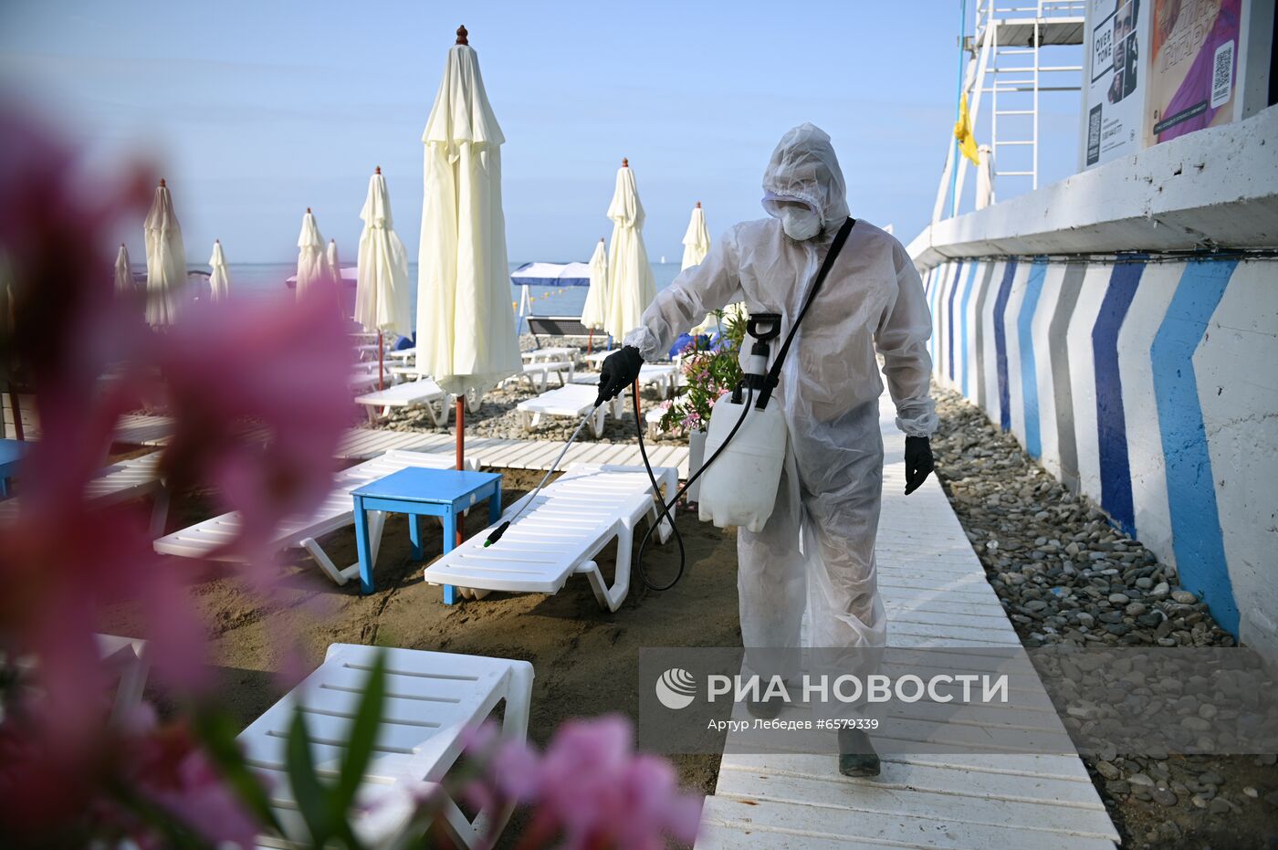 Дезинфекция улиц в Сочи