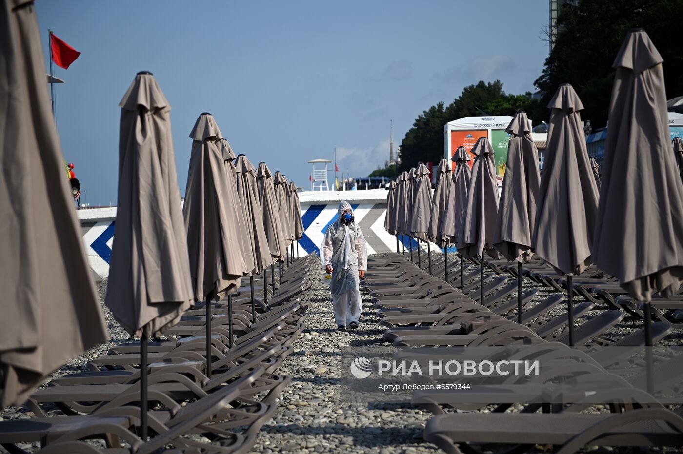 Дезинфекция улиц в Сочи