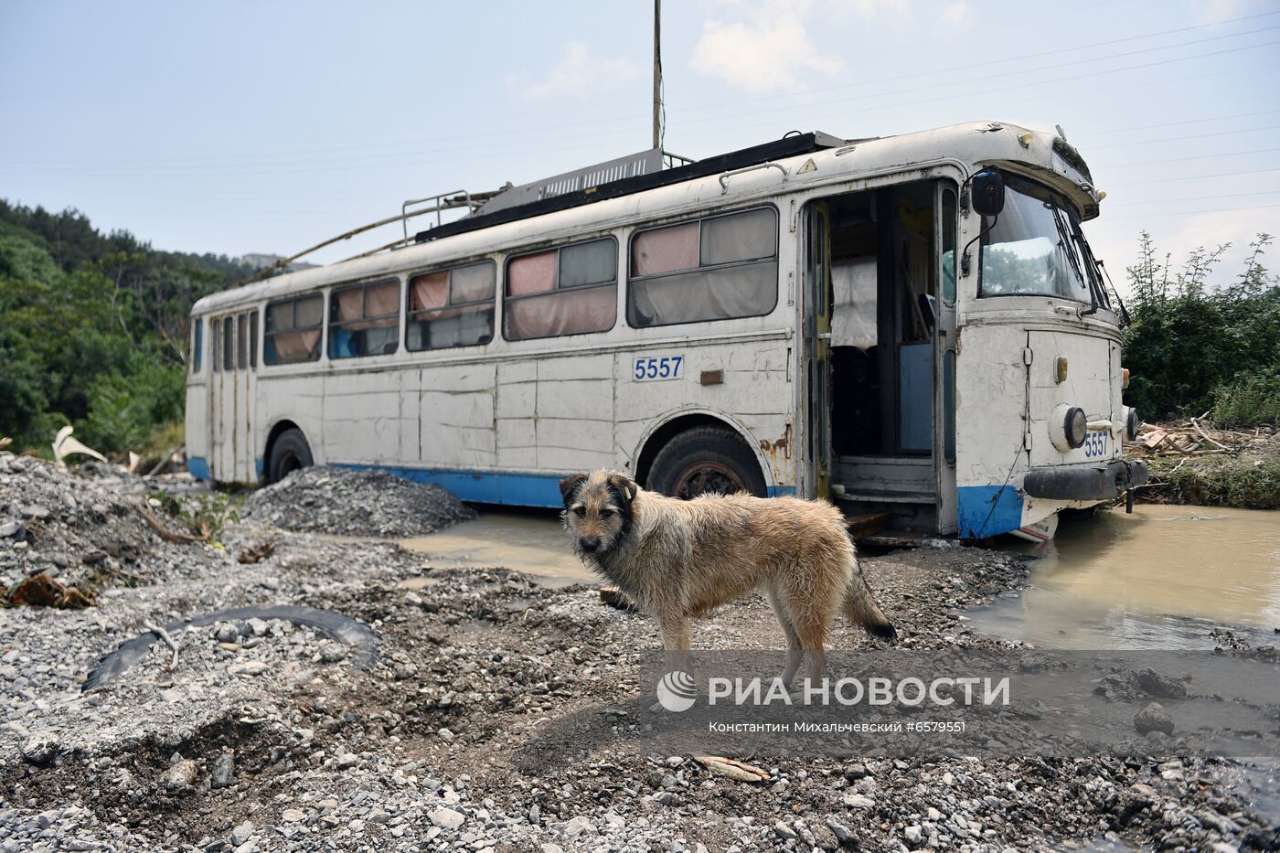 Ситуация на улице Джафера Сейдамета в Ялте