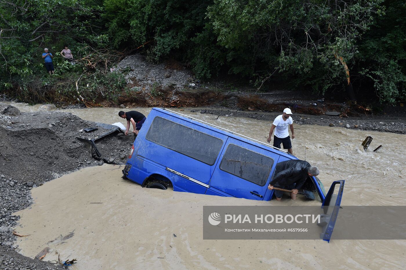 Ситуация на улице Джафера Сейдамета в Ялте