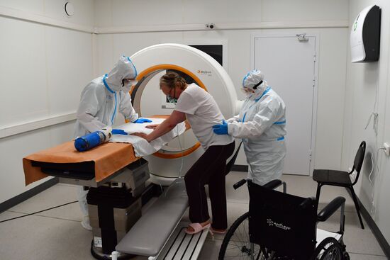 Резервный госпиталь COVID-19 в КВЦ "Сокольники"