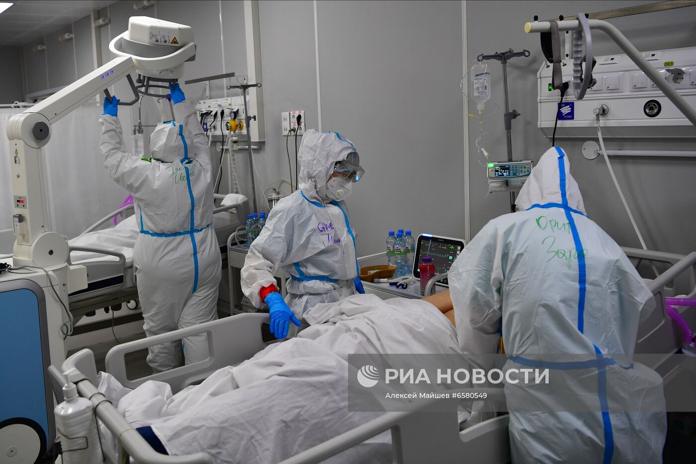 Резервный госпиталь COVID-19 в КВЦ "Сокольники"