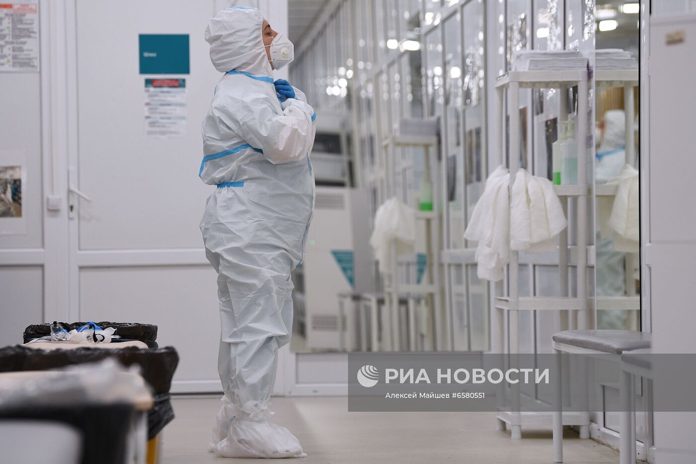 Резервный госпиталь COVID-19 в КВЦ "Сокольники"