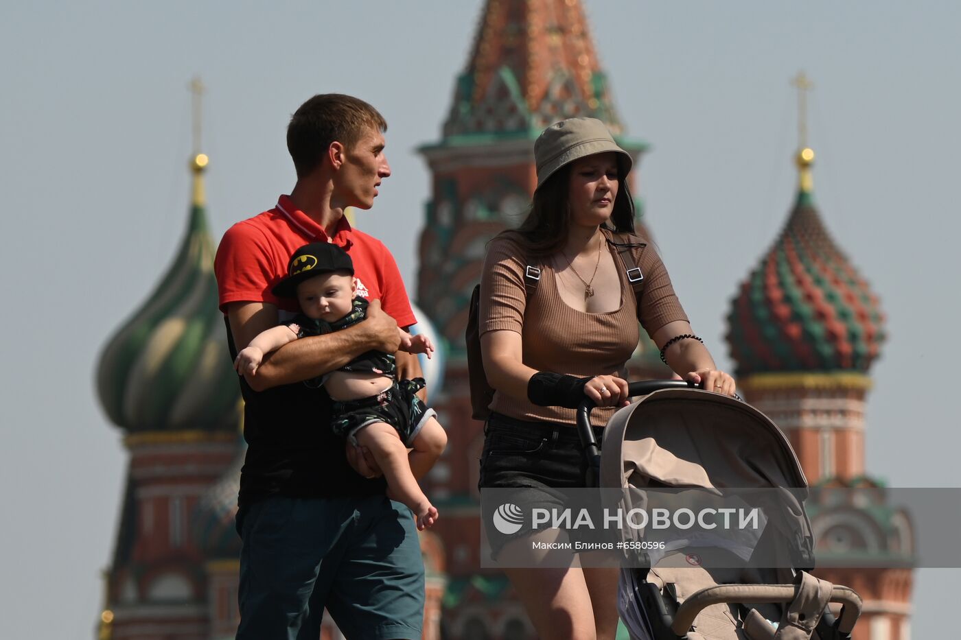 Жаркая погода в Москве