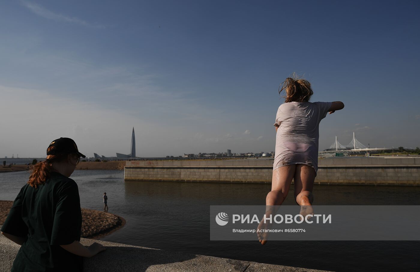 Рекордная жара в Санкт-Петербурге