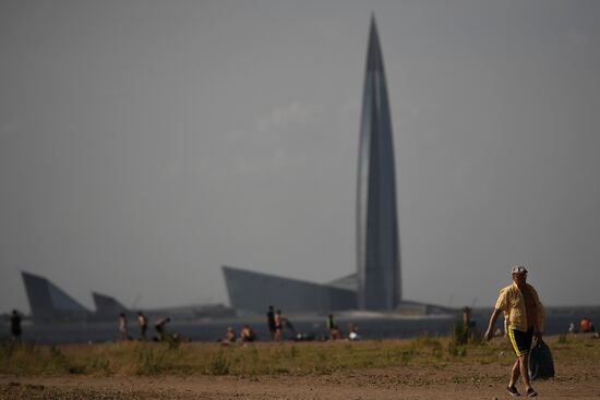 Рекордная жара в Санкт-Петербурге