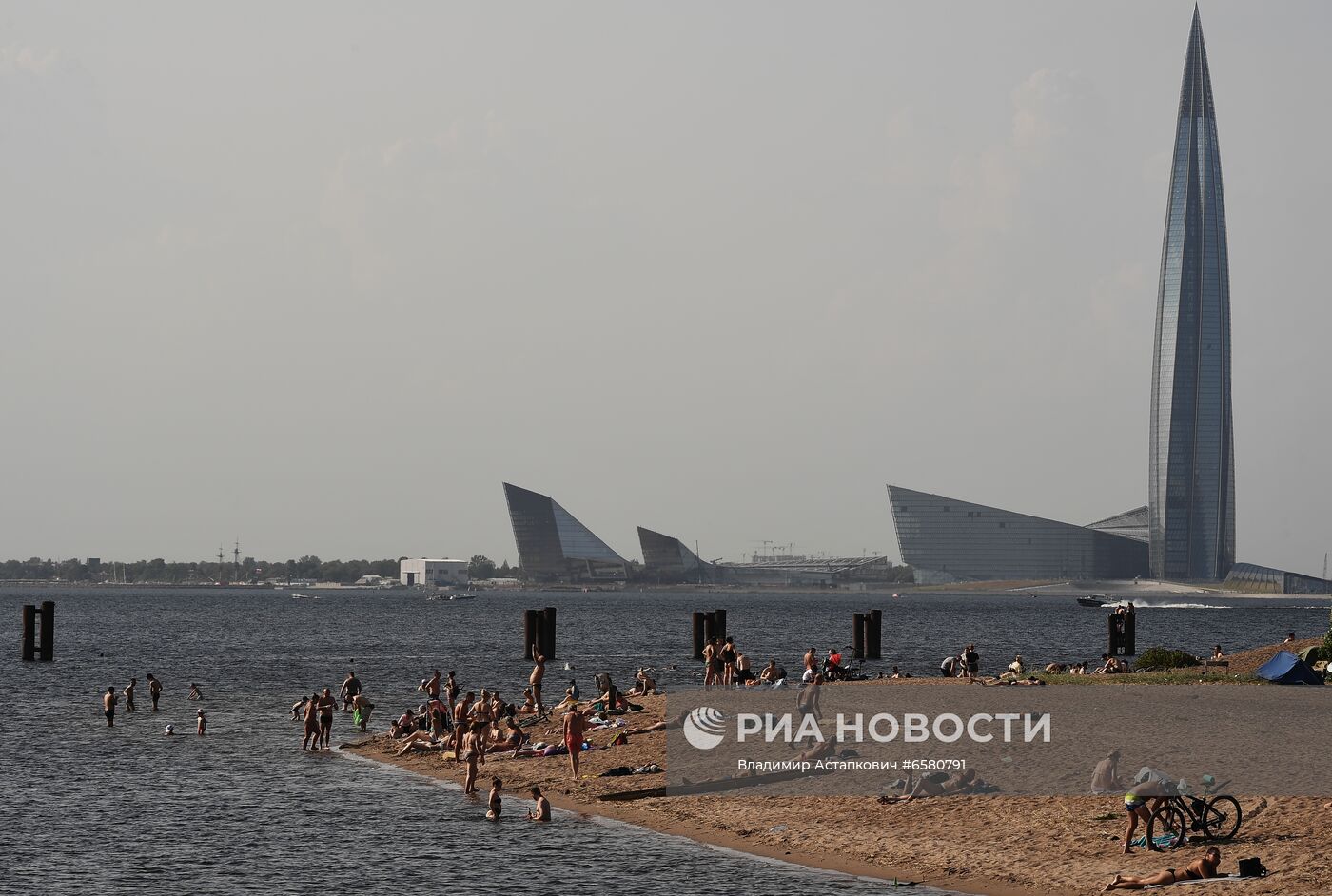 Рекордная жара в Санкт-Петербурге