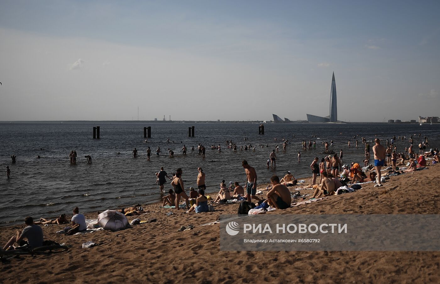 Рекордная жара в Санкт-Петербурге