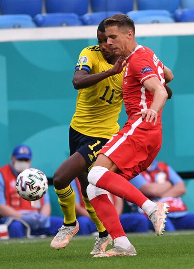 Футбол. ЧЕ-2020. Матч Швеция - Польша