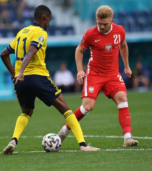 Футбол. ЧЕ-2020. Матч Швеция - Польша