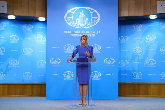 Брифинг официального представителя МИД России М. Захаровой