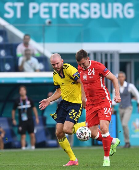 Футбол. ЧЕ-2020. Матч Швеция - Польша