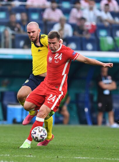 Футбол. ЧЕ-2020. Матч Швеция - Польша