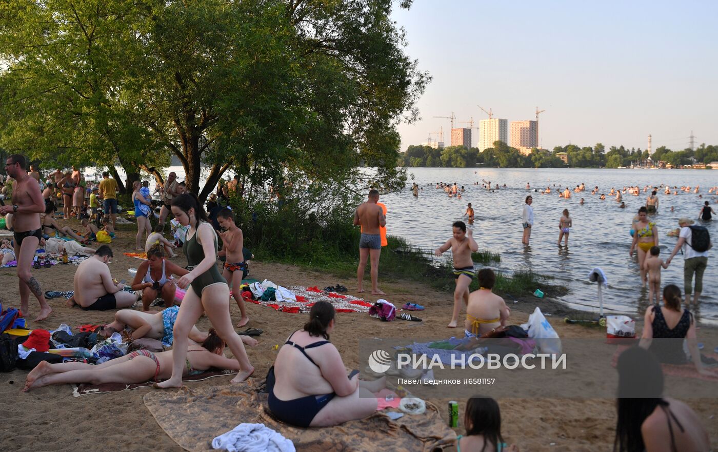 Рекордная жара в Москве