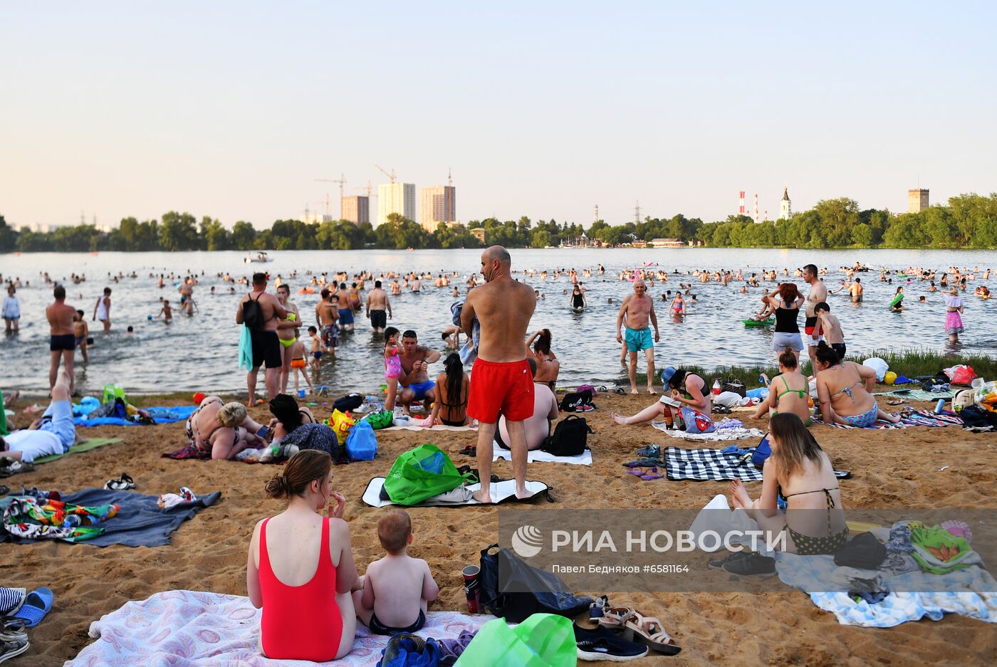 Рекордная жара в Москве