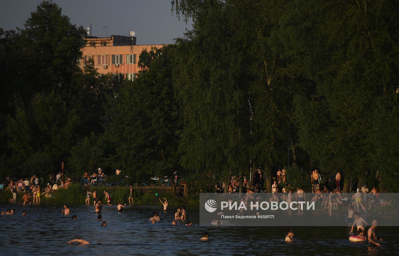 Рекордная жара в Москве