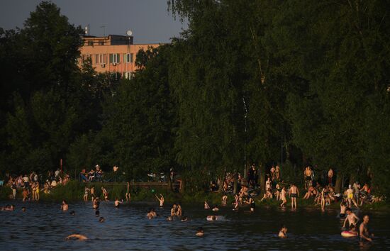 Рекордная жара в Москве