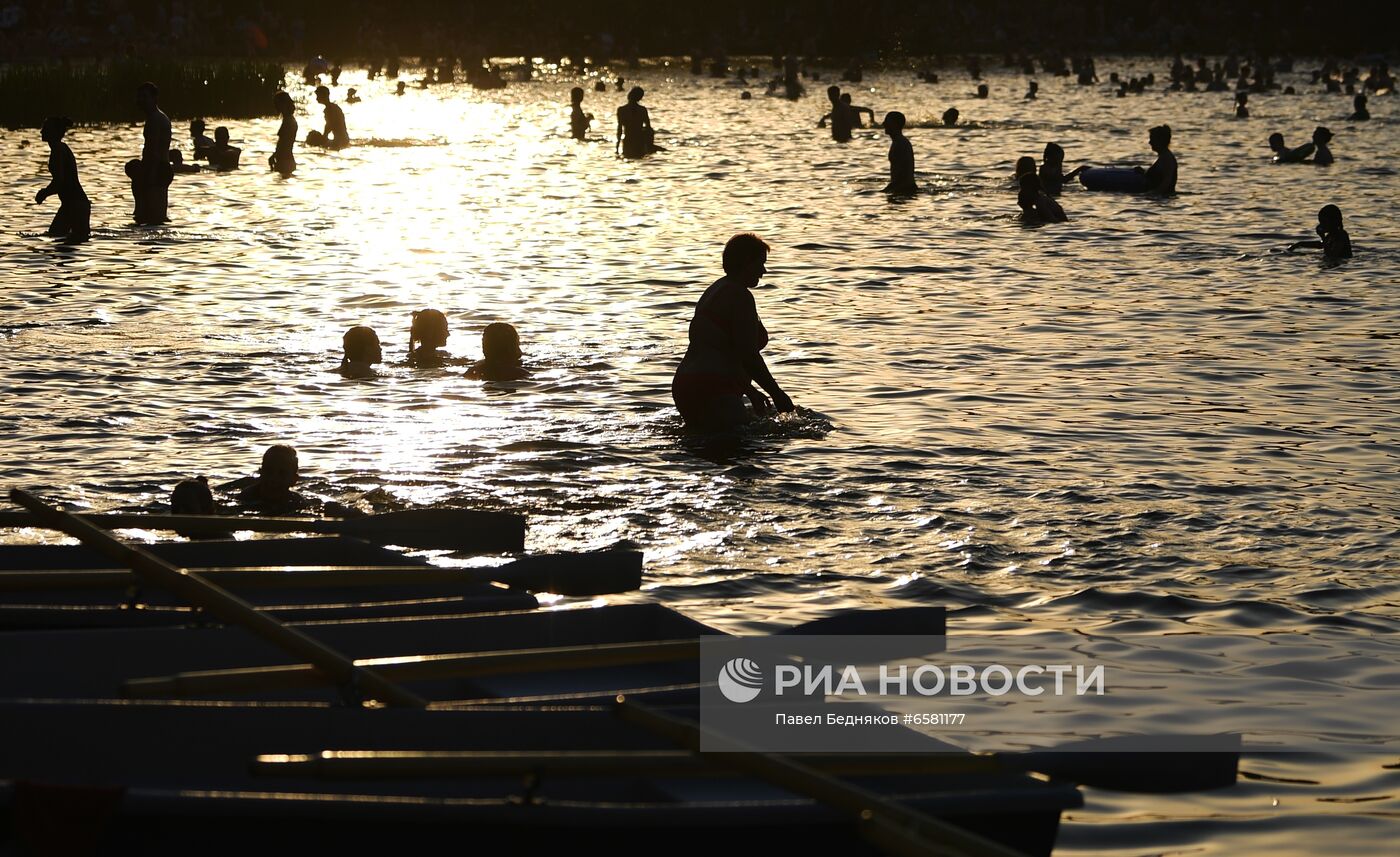 Рекордная жара в Москве