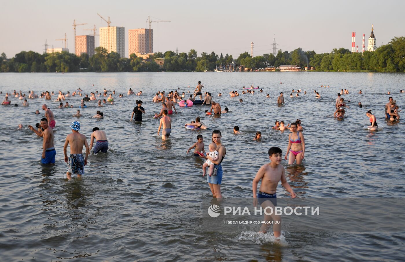 Рекордная жара в Москве