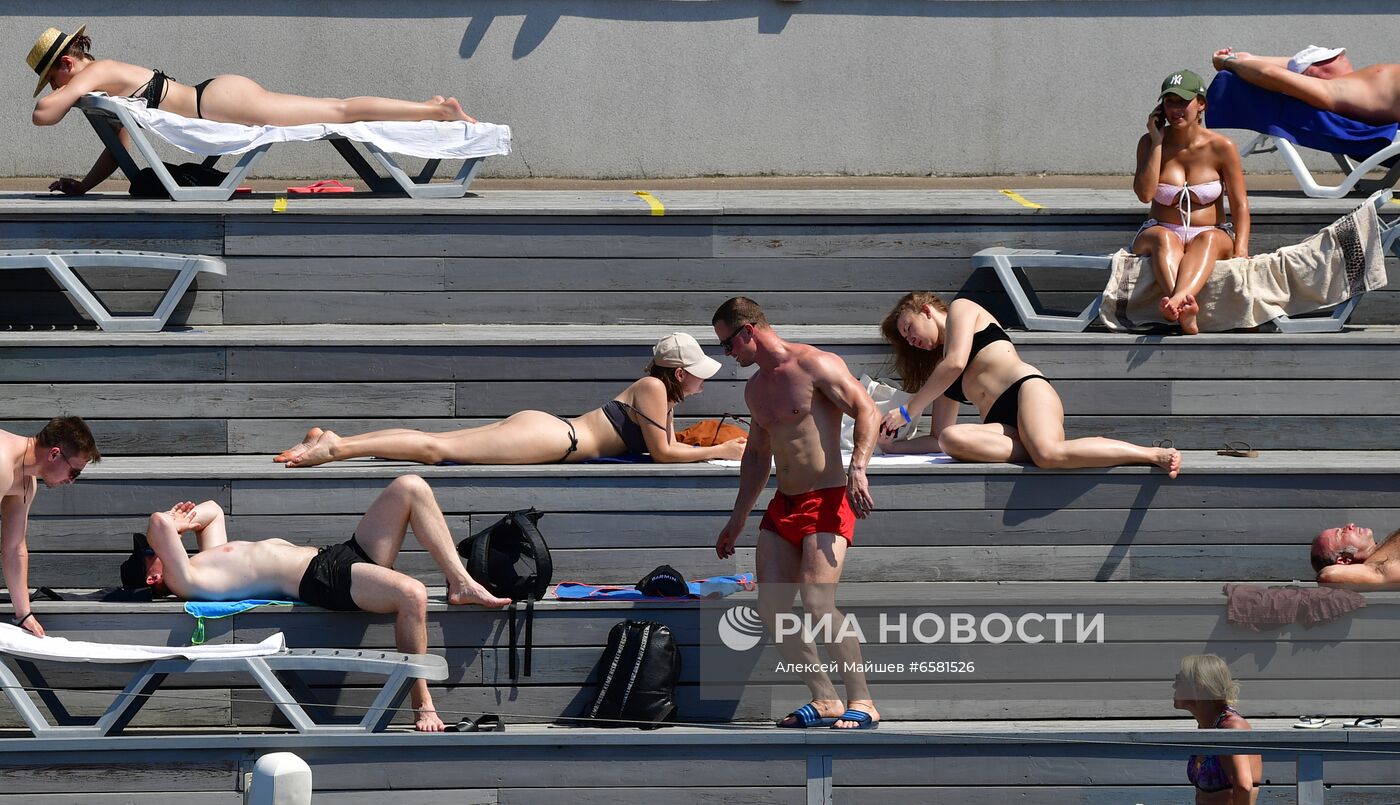 Аномальная жара в Москве