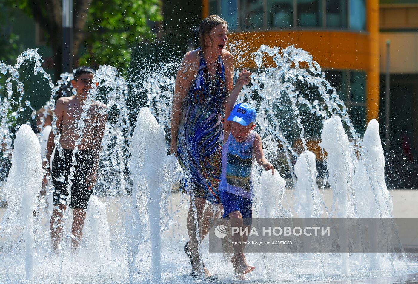 Аномальная жара в Москве