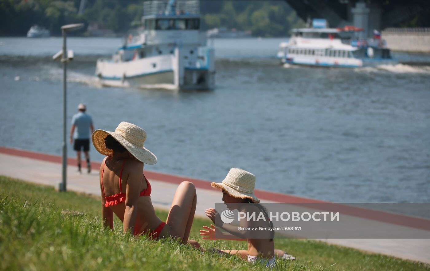 Аномальная жара в Москве