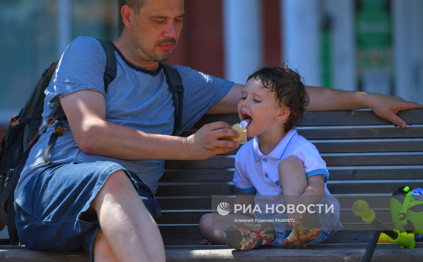 Аномальная жара в Москве
