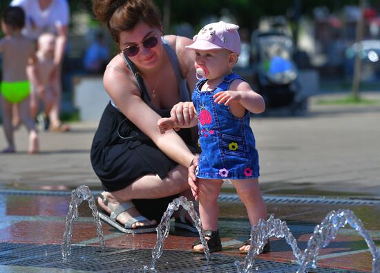 Аномальная жара в Москве