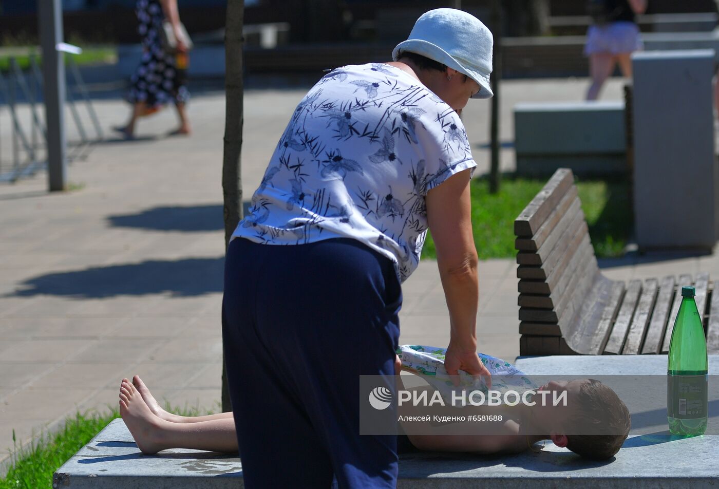 Аномальная жара в Москве