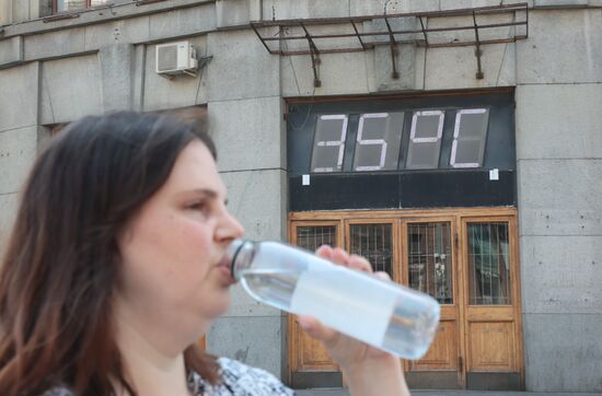 Аномальная жара в Москве