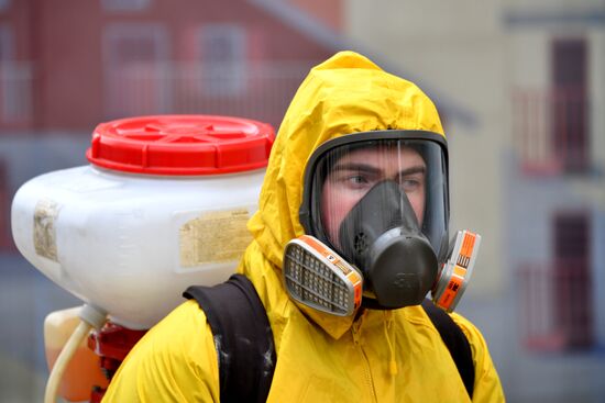 Дезинфекция Савеловского вокзала в Москве  