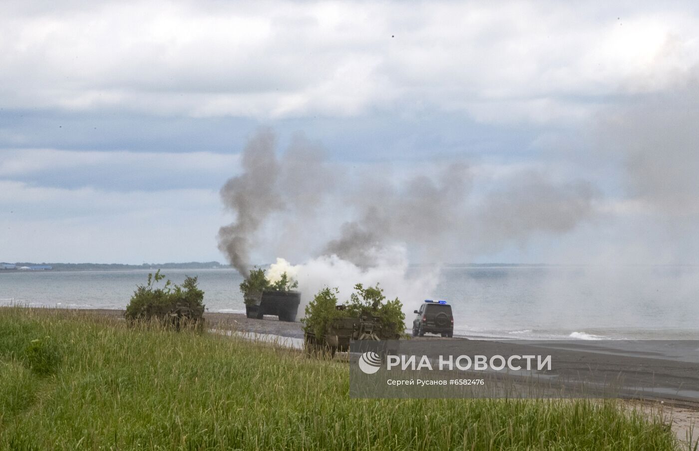 Военные учения на Сахалине