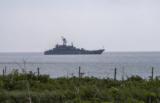 Военные учения на Сахалине