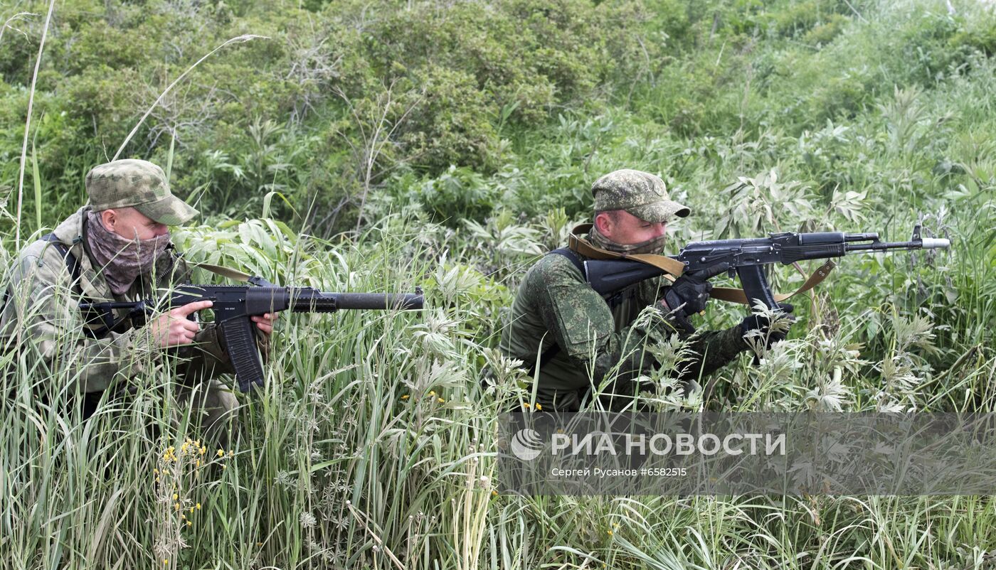 Военные учения на Сахалине