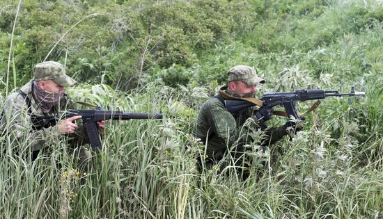 Военные учения на Сахалине